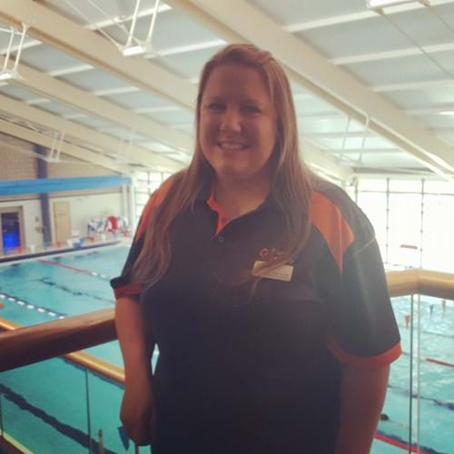 Katy, our brilliant swimming teacher at Loughton Leisure Centre